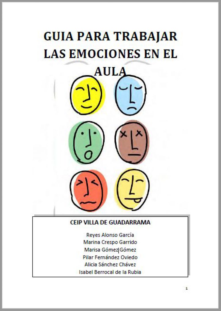 Guia Para Trabajar Las Emociones En El Aula Ceip Villa De Guadarrama 4599